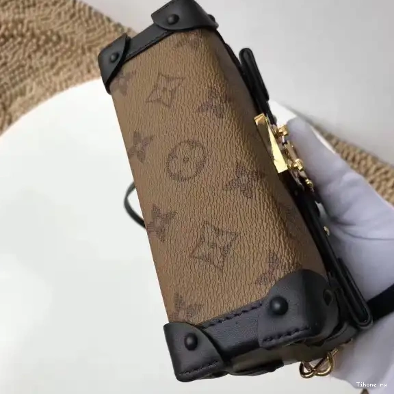 Cheap Trunk Vuitton Louis Clutch Malle Petite 0705
